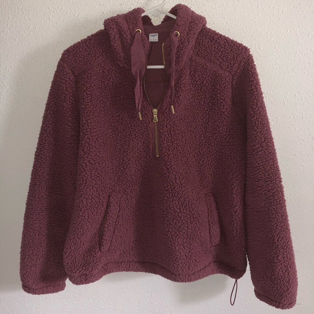 Old Navy Half-Zip Sherpa Pullover